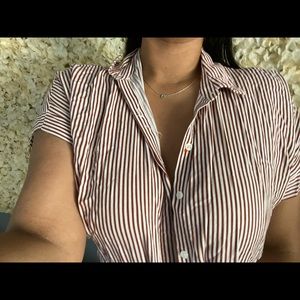 Striped Long Tunic Top